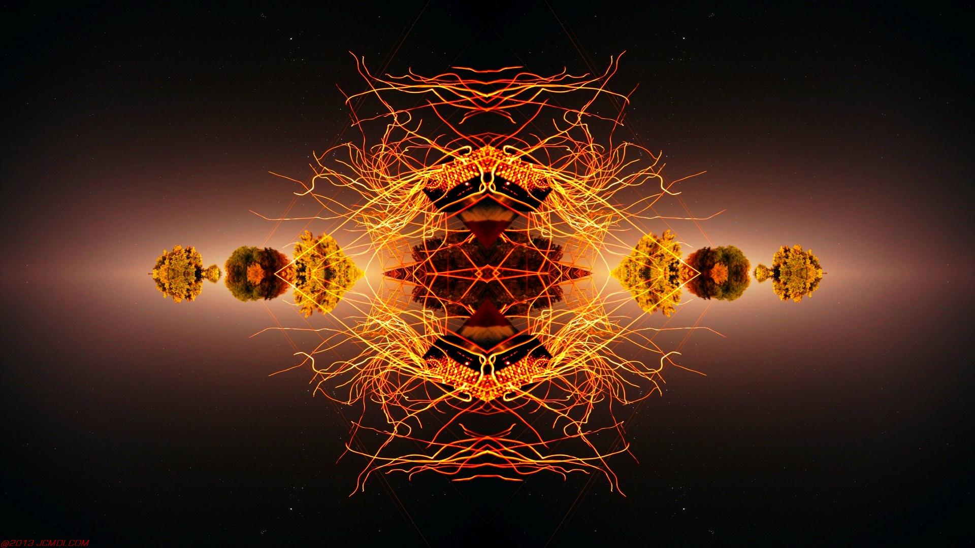 Chimney Sparks Abstract Artwork Timelapse Still Images